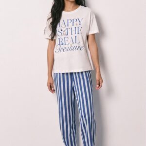 pyjama long en coton snoopy